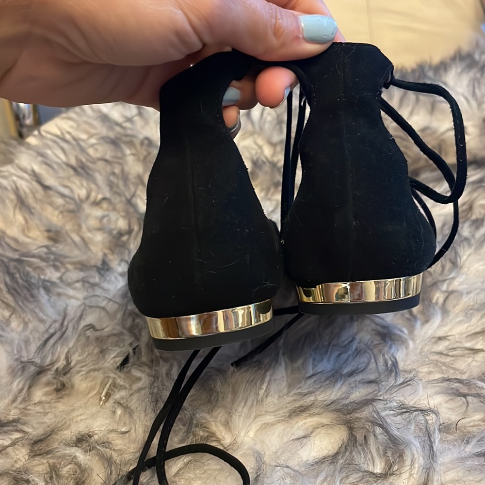 Brand new aquazzura firenze ballerina lace flats